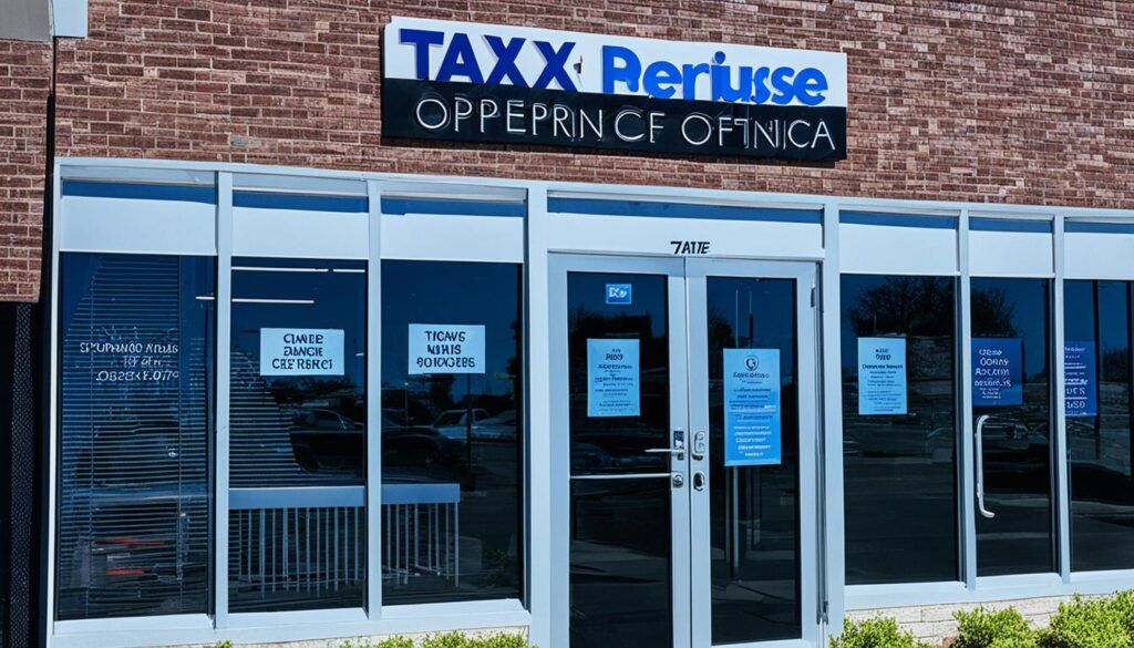 tax preparation office
